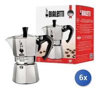 6x Paquete Bialetti Moka Express 6 Tazas