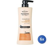 6x Paquete Biopoint Champú Súper Nutriente 400 Ml