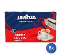 6X Paquete Café Lavazza 3X250 Crema Sabor Clásico