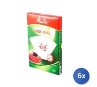 6X Paquete De 40 Filtros De Papel Para Melitta Tazas 6 Crazystock Selection