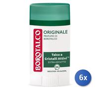 6x Paquete De Desodorante Borotalco Stick 40 Ml. Original