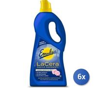 6x Paquete Emulsio La Cera Fácil Para Pisos Ml 725