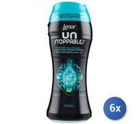 6X Paquete Lenor Perfuma Ropa 210 Gramos Unstoppables FRESH