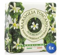 6X Paquete Marsella Toscano Jabón 200 Gramos Musgo