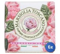 6X Paquete Marsella Toscano Jabón 200 Gramos Rosa