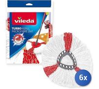 6X Paquete Mopa Vileda Turbo Repuesto 2En1