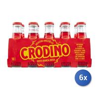 6x Paquete Múltiple Crodino Aperitivo X10 Naranja Roja