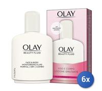 6X Paquete Olay Rostro Esencial Belleza 100 Ml. Fluido Hidratante