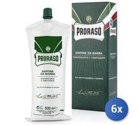 6x Paquete Proraso Jabón Refrescante Ml 500