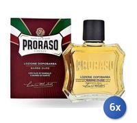 6X Paquete Proraso Loción After Shave Para Barbas Duras