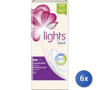 6X Paquete Tena Lady Light X24 Slip Normal Distendido