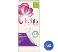 6X Paquete Tena Lady Light X24 Slip Normal Distendido