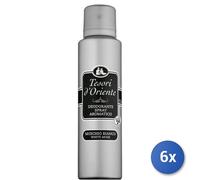 6X Paquete Tesori D'Oriente Almizcle Blanco Unisex Desodorante Spray 150 Ml 1 Pz