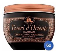 6X Paquete Tesoros De Oriente Hammam 300Ml Crema Corporal