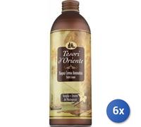 6X Paquete Tesoros De Oriente Vainilla Y Jengibre Gel De Ducha 500 ML Cuerpo