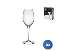 6x Paquetes 2 Copas De Vidrio Galileo Vino Blanco Cl 33 Transparente Bormioli