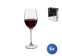 6x Paquetes 2 Copas De Vidrio Galileo Vino Tinto cl 38,5 Transparente Bormioli