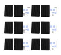 6X para Raspberry Pi 3 Model B Carcasa de Aleación de Aluminio Carcasa de Refrigeración Carcasa de Metal