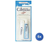 6X Pasta Capitano Cepillo De Dientes De Viaje + Dentífrico
