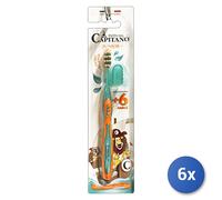6X Pasta Capitano Cepillo De Dientes Junior Años 6+