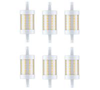 6X Paulmann LED 78mm Varita 9W = 69W R7s 950lm Blanco Cálido 2700K Regulable [EEK: F]