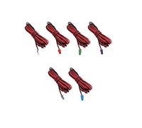 6X Pcs Cables de Altavoz Speaker Sound Red Black Wires Cords Cables Compatible with Samsung Home Cinema