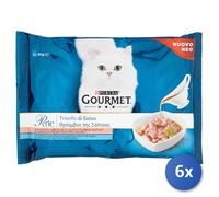 6X Perlas Bolsas Filetes 4 Piezas Atún/Salmón Salsa