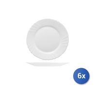PLATO POSTRE OPAL - Blanco
