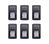6X Power Supply Ethernet POE Injector Adapter for IP Phone Gateway IP Camera(24V/1A US Plug)