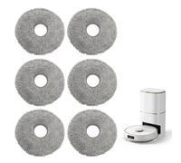 6x Repuesto Mopa Paño Compatible con Xiaomi X20+/X10+ Dreame L20 Ultra | para L10 Ultra/L10S Ultra/L10S Pro/X40 Ultra/L10 Prime Robot Aspirador, Almohadillas Mopa Reutilizable y Lavables
