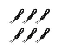 6X RJ11 6P4C Cuerda Cable de Telefono Modem ADSL 2 Metros