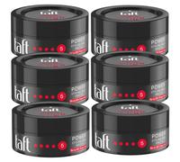 6x Schwarzkopf Taft Power Styling Wax Cera Capilar Efecto Brillo 3 #01 75ml