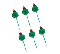 6x/set Snowman Ballpoint Pen De 0.7 Mm De Navidad Suministros La Oficina La Escuela Creativa Escuela Dibujos Animados Creativos