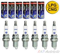 6x silver-dr15ys (1334) Bujías Autogas Lpg CNG