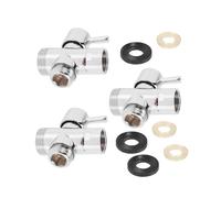 6X SóLido Desviador de 3 VíAs de La VáLvula de DesvíO Todo 1/2 Pulgada Ips Sistema de Ducha Pieza de Recambio