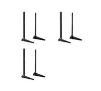 6x Soporte de TV para TV de 32 A 65 Pulgadas, Soporte Fijo Universal para TV, Soporte de TV de Sobremesa Universal, Patas de Pedestal para TV.