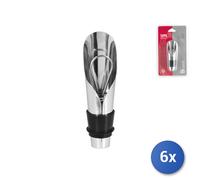 6X Tapón Vertedor Home Soave De Metal Cromado Y Tapón De Goma