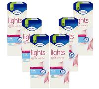 6x Tena Lights 20 Pieza Protectores Diarios para Sensibles Piel 0% Corporal Y