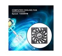 6X Thin 12Mm Thickness 120X120X12Mm 12V Ventilador Silencioso de Host de Computadora de Escritorio con Velocidad 12CM Ventilador de Enfriamiento del