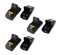 6X Trampa para Ratones Dedo Rata Viva Negra