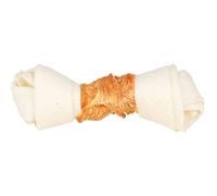 6x Trixie Denta Fun Hueso de Masticar en Forma de Nudo de Pollo 15 cm, 6 x 70 g