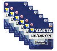 Varta Pila de alcalina Electronics LR1/N/Lady, paquete de 1 unidad, azul/plateado