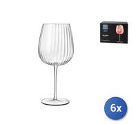 6X Vaso De Vidrio Transparente Speakeasies Para Ginebra, 75Cl