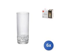 Set de vasos bormioli rocco america'20s 6 unidades vidrio (400 ml) 8004360093636 s2706184 bormioli rocco