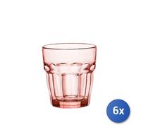 6X Vasos De Vidrio Rockbar Para Rocks Cl27 Rosa