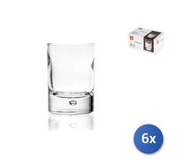 6X Vasos De Vidrio Transparente Barglass Para Shot Cl05