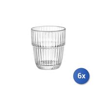 6X Vasos De Vidrio Transparente Barshine Para Jugo, 21Cl