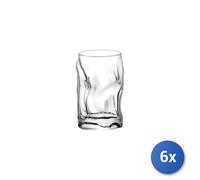 6X Vasos De Vidrio Transparente Cl 30Cl