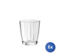 6X Vasos Dof De Vidrio Transparente Pulsar CL39, Bormioli