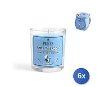 6x Velas Price's Freshair Antitabaco 30h